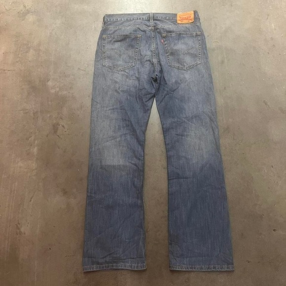 Levi's 527 men's blue bootcut jeans flare‎ wide leg western - Picture 1 of 5